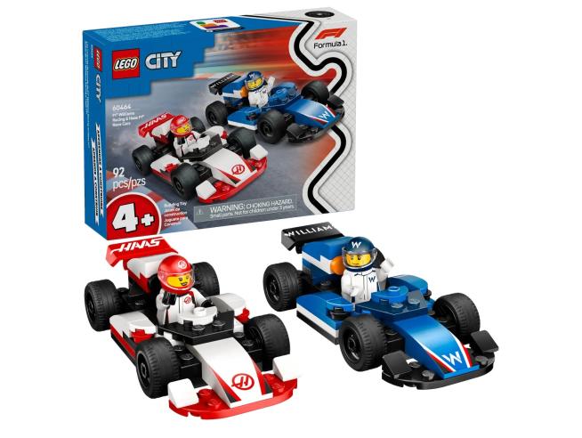 LEGO CITY Monoposto Williams Racing e Haas F1 (2 unita’) 60464 (In box 19×14 cm)…x4